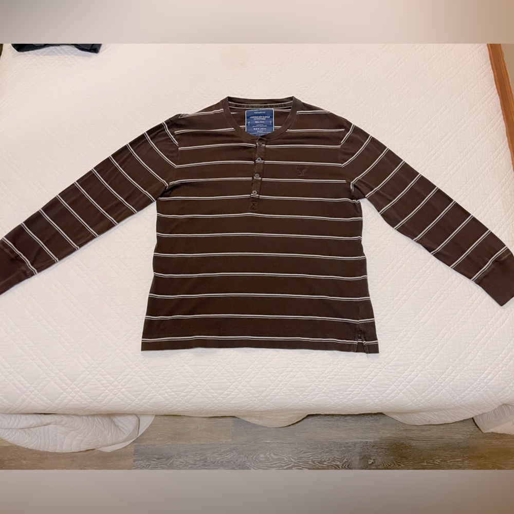 American Eagle Henley - Long sleeve